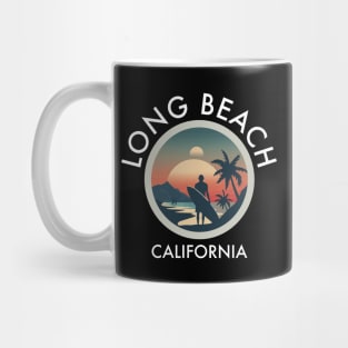 Long Beach - California (with White Lettering) Mug